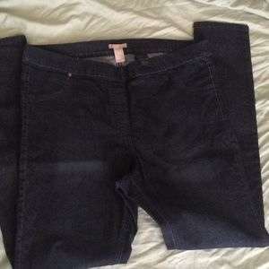 EUC H&M Plus Dark Wash Skinny Jeggings